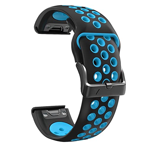 JQQJZLC Sport Silicon Watch Straps Band Schnellfreisetzung Armband für Fenix ​​6x 6 Pro 5x 5 plus 3HR 935 945 Armband 22 26mm Uhrenbandbänder von JQQJZLC
