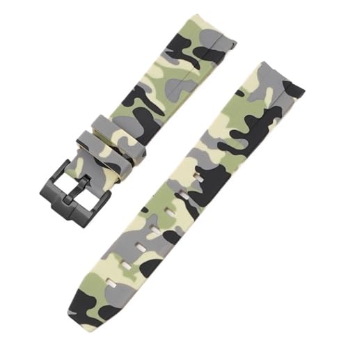 JQQJZLC Tarnhaltegurt für Omega für Swatch Moonswatch gebogenes Ende Silikon Gummi -Armband Frauen Sport Uhren Band Accessorie 20mm JQQJZLC Tarnhaltegurt für Omega für Swatch Moonswatch gebogenes Ende Silikon Gummi -Armband Frauen Sport Uhren Band Accessorie 20mm von JQQJZLC