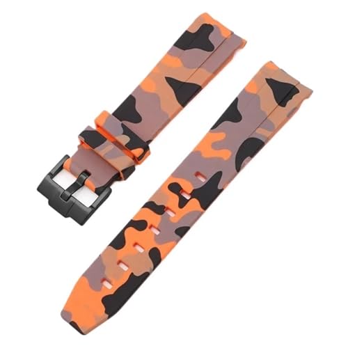JQQJZLC Tarnhaltegurt für Omega für Swatch Moonswatch gebogenes Ende Silikon Gummi -Armband Frauen Sport Uhren Band Accessorie 20mm JQQJZLC Tarnhaltegurt für Omega für Swatch Moonswatch gebogenes Ende Silikon Gummi -Armband Frauen Sport Uhren Band Accessorie 20mm von JQQJZLC