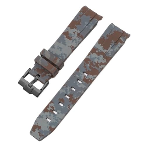 JQQJZLC Tarnhaltegurt für Omega für Swatch Moonswatch gebogenes Ende Silikon Gummi -Armband Frauen Sport Uhren Band Accessorie 20mm JQQJZLC Tarnhaltegurt für Omega für Swatch Moonswatch gebogenes Ende Silikon Gummi -Armband Frauen Sport Uhren Band Accessorie 20mm von JQQJZLC
