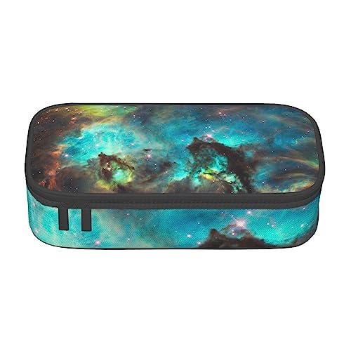 Federmäppchen mit großem Fassungsvermögen, Universum, Galaxie, Weltraum, großes Fassungsvermögen, Federmäppchen für Studenten, Schreibwaren-Tasche, Schreibtisch-Organizer mit glattem Reißverschluss, von JRBWTDBW