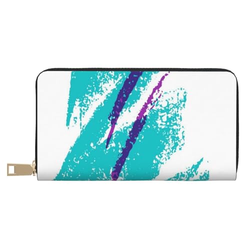 JRBWTDBW 90er-Jahre-Tassen-Design, lange Kunstleder-Clutch, schick, stilvolle Damen-Geldbörse für moderne Frauen, großes Fassungsvermögen, Kartenhalter und Organizer-Taschen, strapazierfähige von JRBWTDBW