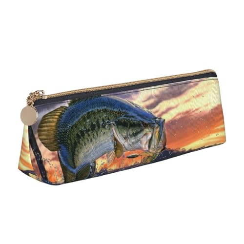 JRBWTDBW Big Fish Leder-Federmäppchen, schlankes Design, Stifttasche mit metallischem Reißverschluss, Größe für Studenten, Büro, Uni, Mittelschule, weiß, Einheitsgröße, Schulranzen-Set JRBWTDBW Big Fish Leder-Federmäppchen, schlankes Design, Stifttasche mit metallischem Reißverschluss, Größe für Studenten, Büro, Uni, Mittelschule, weiß, Einheitsgröße, Schulranzen-Set von JRBWTDBW