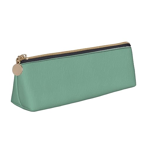 JRBWTDBW Federmäppchen aus Leder, Motiv: Osterhase, schlankes Design, Stifttasche mit metallischem Reißverschluss, Größe für Studenten, Büro, Universität, Mittelschule, weiß, Einheitsgröße, von JRBWTDBW