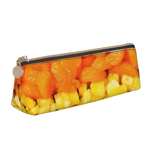 JRBWTDBW Federmäppchen aus Leder, schlankes Design, Federmäppchen mit metallischem Reißverschluss, für Studenten, Büro, Uni, Mittelschule, Stifteetui, weiß, Einheitsgröße, Schulranzen-Set von JRBWTDBW