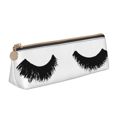 JRBWTDBW Federmäppchen aus Leder, schlankes Design, Stifteetui mit metallischem Reißverschluss, Größe für Studenten, Büro, Uni, Mittelschule, weiß, Einheitsgröße, Schulranzen-Set von JRBWTDBW