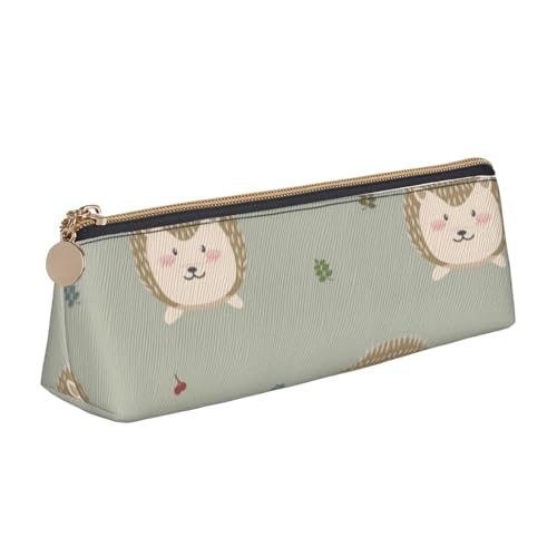 JRBWTDBW Federmäppchen aus Leder, schlankes Design, Stifteetui mit metallischem Reißverschluss, Größe für Studenten, Büro, Uni, Mittelschule, weiß, Einheitsgröße, Schulranzen-Set von JRBWTDBW