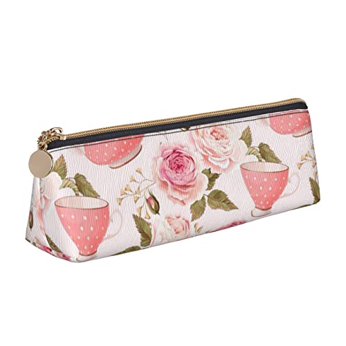 JRBWTDBW Federmäppchen aus Leder, schlankes Design, Stifteetui mit metallischem Reißverschluss, für Studenten, Büro, Uni, Mittelschule, Stifteetui, weiß, Einheitsgröße, Schulranzen-Set von JRBWTDBW