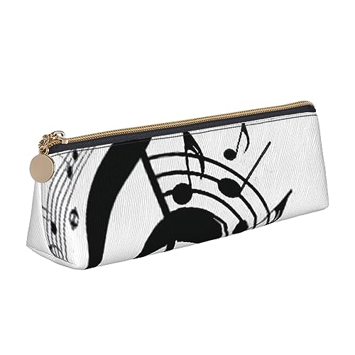 JRBWTDBW Federmäppchen aus Leder, schlankes Design, Stifttasche mit metallischem Reißverschluss, für Studenten, Büro, Uni, Mittelschule, weiß, Einheitsgröße, Schulranzen-Set von JRBWTDBW