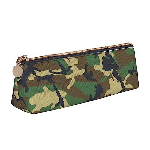 JRBWTDBW Federmäppchen aus Leder, schmales Design, mit metallischem Reißverschluss, für Studenten, Büro, Uni, Mittelschule, Grün, Militär, Tarnmuster, weiß, Einheitsgröße, Schulranzen-Set JRBWTDBW Federmäppchen aus Leder, schmales Design, mit metallischem Reißverschluss, für Studenten, Büro, Uni, Mittelschule, Grün, Militär, Tarnmuster, weiß, Einheitsgröße, Schulranzen-Set von JRBWTDBW