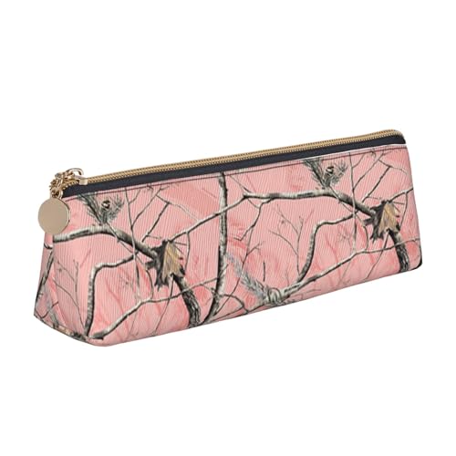 JRBWTDBW Federmäppchen aus Leder, schmales Design, mit metallischem Reißverschluss, für Studenten, Büro, Universität, Mittelschule, Pink Leaves, weiß, Einheitsgröße, Schulranzen-Set JRBWTDBW Federmäppchen aus Leder, schmales Design, mit metallischem Reißverschluss, für Studenten, Büro, Universität, Mittelschule, Pink Leaves, weiß, Einheitsgröße, Schulranzen-Set von JRBWTDBW