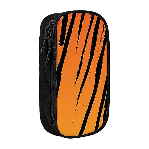 JRBWTDBW Federmäppchen mit Tigerstreifen, für Studenten, Mädchen, Jungen, großes Fassungsvermögen, für Erwachsene, Stiftemäppchen, Büro-Organizer, einfaches, langlebiges multifunktionales von JRBWTDBW