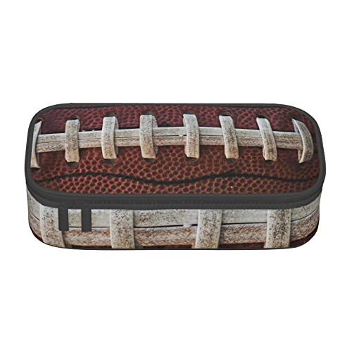 JRBWTDBW Federmäppchen mit großem Fassungsvermögen, American Football-Schnürsenkel, großes Fassungsvermögen, Federmäppchen für Studenten, Schreibwaren-Tasche, Federmäppchen mit glattem Reißverschluss, JRBWTDBW Federmäppchen mit großem Fassungsvermögen, American Football-Schnürsenkel, großes Fassungsvermögen, Federmäppchen für Studenten, Schreibwaren-Tasche, Federmäppchen mit glattem Reißverschluss, von JRBWTDBW