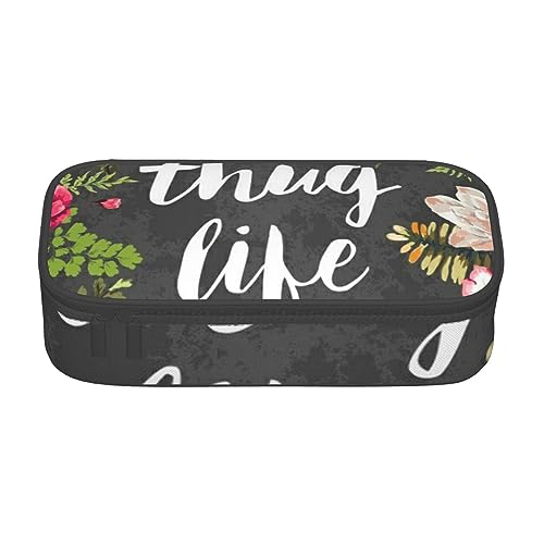 JRBWTDBW Federmäppchen mit großem Fassungsvermögen, Motiv: Blumen, großes Fassungsvermögen, Federmäppchen für Studenten, Schreibwaren-Tasche, Schreibtisch-Organizer mit glattem Reißverschluss, von JRBWTDBW