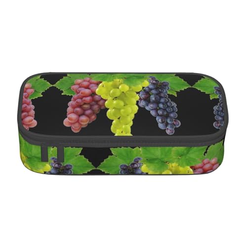 JRBWTDBW Federmäppchen mit großem Fassungsvermögen, großes Fassungsvermögen, Federmäppchen für Studenten, Schreibwaren-Tasche, Schreibtisch-Organizer mit glattem Reißverschluss, tragbares von JRBWTDBW