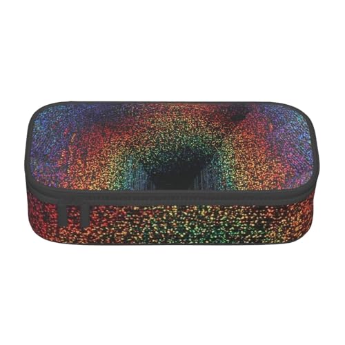 JRBWTDBW Federmäppchen mit großem Fassungsvermögen, holografische Träume, großes Fassungsvermögen, Federmäppchen für Studenten, Schreibwaren-Tasche, Federmäppchen mit glattem Reißverschluss, tragbares von JRBWTDBW