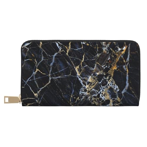 JRBWTDBW Lange Clutch aus Kunstleder mit farbigem Marmor, schick, stilvolle Damen-Geldbörse für moderne Frauen, großes Fassungsvermögen, Kartenhalter und Organizer-Taschen, strapazierfähige Geldbörse, von JRBWTDBW