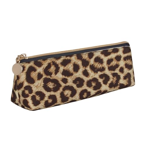 JRBWTDBW Lustiges Leder-Federmäppchen mit Leopardenmuster, schlankes Design, Stifttasche mit metallischem Reißverschluss, Größe für Studenten, Büro, Uni, Mittelschule, weiß, Einheitsgröße, JRBWTDBW Lustiges Leder-Federmäppchen mit Leopardenmuster, schlankes Design, Stifttasche mit metallischem Reißverschluss, Größe für Studenten, Büro, Uni, Mittelschule, weiß, Einheitsgröße, von JRBWTDBW