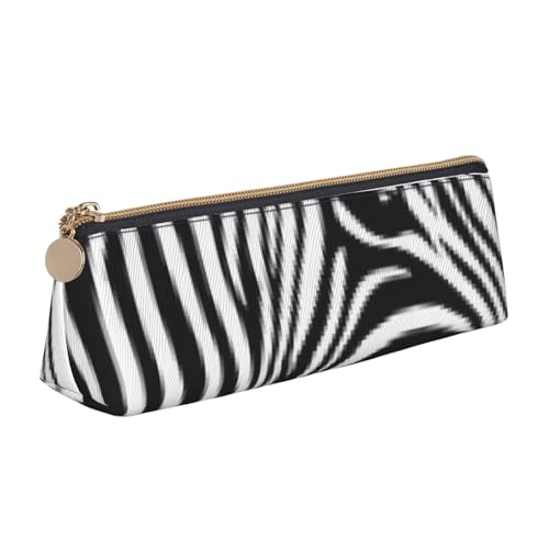 JRBWTDBW Zebra Leder-Federmäppchen, schlankes Design, Stifttasche mit metallischem Reißverschluss, Größe für Studenten, Büro, Uni, Mittelschule, weiß, Einheitsgröße, Schulranzen-Set JRBWTDBW Zebra Leder-Federmäppchen, schlankes Design, Stifttasche mit metallischem Reißverschluss, Größe für Studenten, Büro, Uni, Mittelschule, weiß, Einheitsgröße, Schulranzen-Set von JRBWTDBW