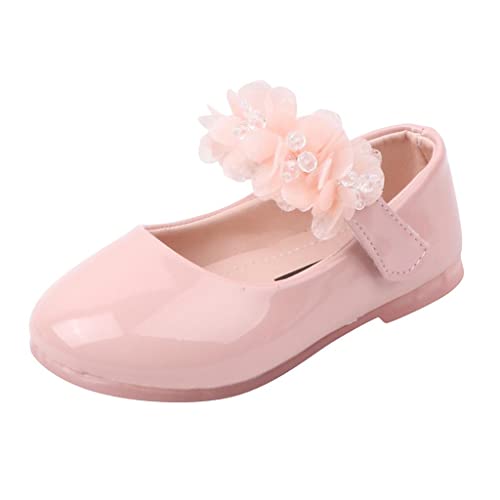 Mädchen Prinzessin Schuhe Spitze Blumen Strasssteine Lederschuhe Kinderschuhe Elegant Festlich Ballerina Schuhe Weichen Sohlen Mary Jane Hochzeitsschuhe Blumen Party Schuhe von JRFT