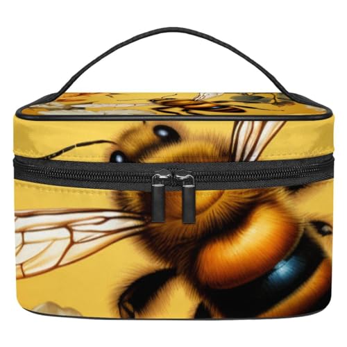 Kosmetiktasche mit Reißverschluss – leicht, große Kapazität, Make-up-Organizer, gedrucktes Design, perfekt für Damen und Mädchen, bunte Cartoon-Muschel, Mehrfarbig 2, 22.5x15x13.8cm/8.9x5.9x5.4in, von JRHEJTFZ