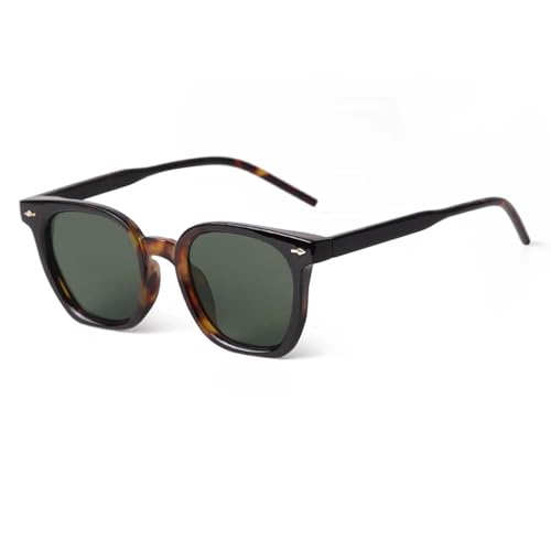 JRLLFD Damen Sonnenbrille Retro Herren Nietenrahmen Klare Gläser Shades Weiblich Uv400(2) von JRLLFD