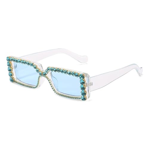 JRLLFD Luxus-Sonnenbrille für Damen und Herren, modisch, für Outdoor- und Straßenfotografie, UV400 (blau/blau) von JRLLFD