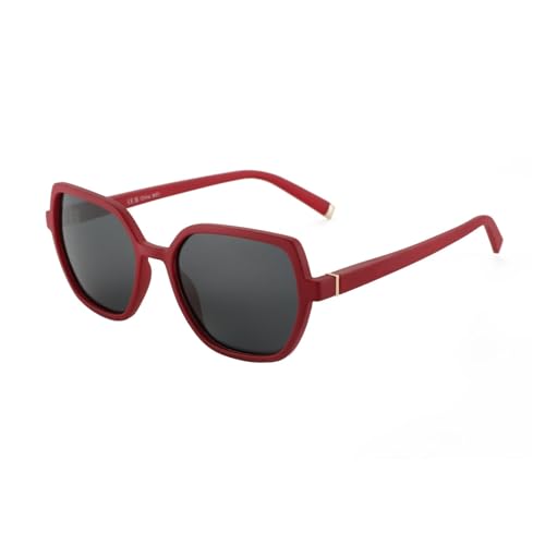 JRLLFD Mode Hexagon Polarisierte Sonnenbrille Frauen Uv400 Geometrie Schatten Damen (6 JRLLFD Mode Hexagon Polarisierte Sonnenbrille Frauen Uv400 Geometrie Schatten Damen (6 von JRLLFD
