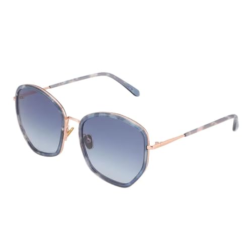 JRLLFD UV400 Sonnenbrille, modisch, handgefertigt, Acetat, Damen (002 Blau) von JRLLFD