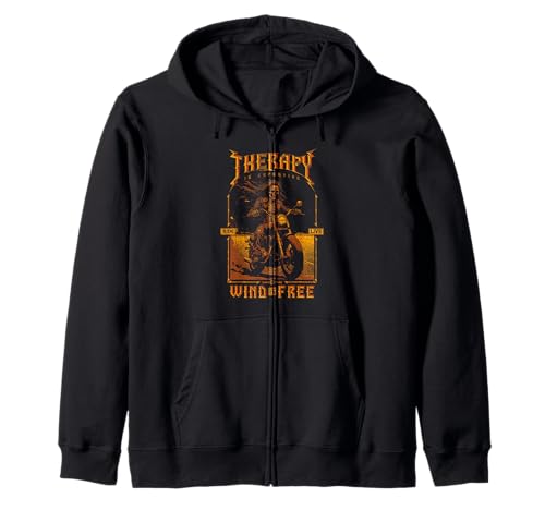 Motorradfahrer Männer Therapie Motorradliebhaber Biker Kapuzenjacke von JRRTS Motorraddesigns