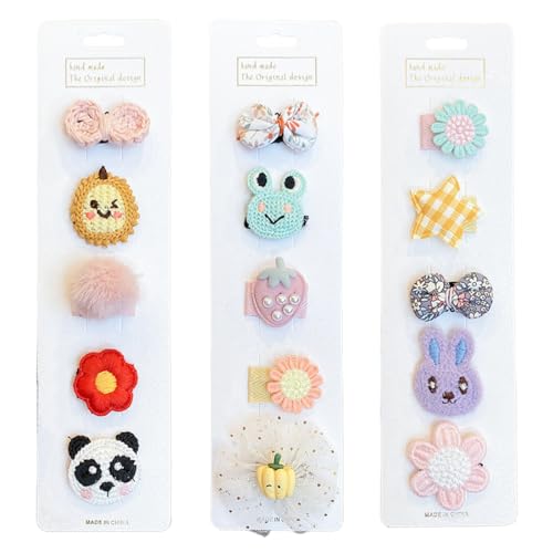 15 stück Baby Haarspangen Tiny Bow Haarspangen für Neugeborene No Slip Kleinkind Mini Haarspangen Süße Haarnadeln Mädchen Niedliche Haarnadeln Baby Haarnadel Barretten Haarzubehör für Baby Feines von JRYXDS