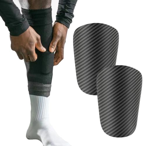 2 Stück Mini Fußball Schienbeinschoner 9.5X 6 cm Extra Mini Schienbeinschoner Schutzausrüstung Schienbeinschoner für Männer Frauen Kinder Jungen Mädchen von JRYXDS