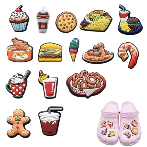 JRYXDS 15 Stück Schuhanstecker Schuh Charms, Pvc Shoe Charms, Schuh-Charm Für Kinder, Schuh Anstecker,Kinder Anstecker Pins Cartoon Schuhdekorationen,Schuh Pins Für Jungen Mädchen Erwachsene von JRYXDS