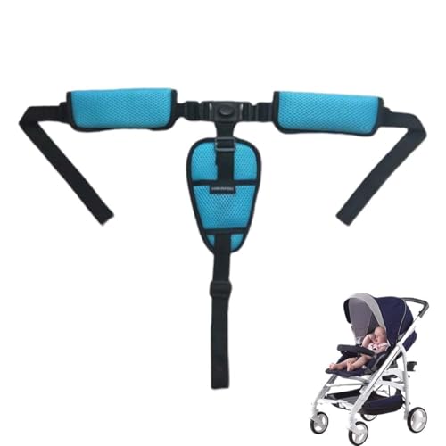 JRYXDS 3 Punkt Gurt Sicherheitsgurt, Ersatz-Sicherheitsgurte für Baby Kinderwagen Hochstuhl, Hochstuhlgurte Verstellbare Wandelbare Gurte Multifunktional Kinderschutzgurt Buggy (B) von JRYXDS