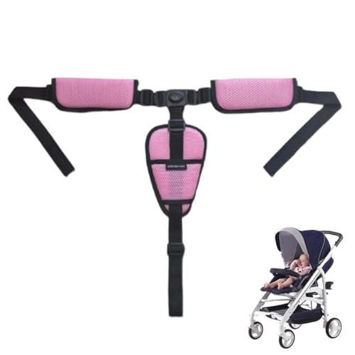 JRYXDS 3 Punkt Gurt Sicherheitsgurt, Ersatz-Sicherheitsgurte für Baby Kinderwagen Hochstuhl, Hochstuhlgurte Verstellbare Wandelbare Gurte Multifunktional Kinderschutzgurt Buggy (C) von JRYXDS