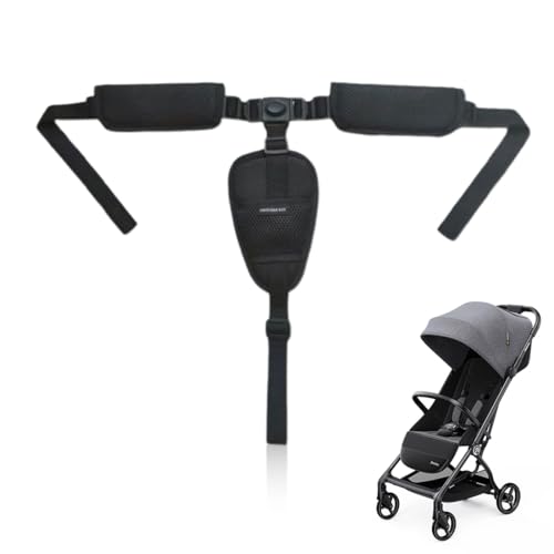 JRYXDS 3 Punkt Gurt Sicherheitsgurt, Ersatz-Sicherheitsgurte für Baby Kinderwagen Hochstuhl, Hochstuhlgurte Verstellbare Wandelbare Gurte Multifunktional Kinderschutzgurt Buggy (D) von JRYXDS
