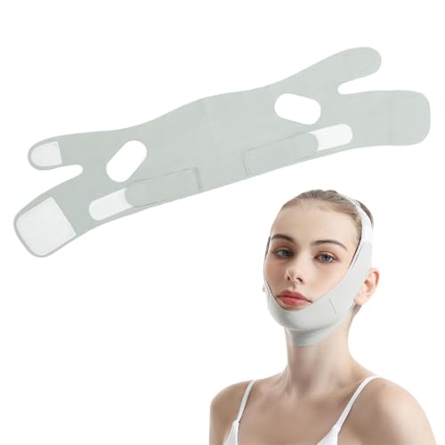 JRYXDS Wiederverwendbare V-Linien Gesichtsmaske – Liftende Maske gegen Doppelkinn & Straffung schlaffer Haut von JRYXDS