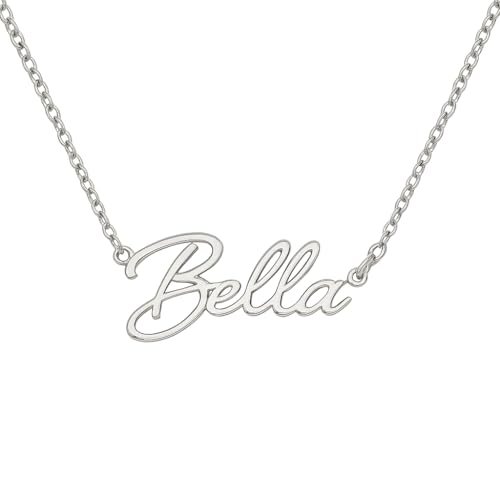 JRose Collections Identité Personalisierte Namenskette - Beliebte Mädchennamen & Titel - Verstellbare Kette in Geschenkbox von Mulberry Studios, Einheitsgröße, Zink von JRose Collections