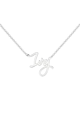 JRose Collections Identité Personalisierte Namenskette - Beliebte Mädchennamen & Titel - Verstellbare Kette in Geschenkbox von Mulberry Studios, Einheitsgröße, Zink JRose Collections Identité Personalisierte Namenskette - Beliebte Mädchennamen & Titel - Verstellbare Kette in Geschenkbox von Mulberry Studios, Einheitsgröße, Zink von JRose Collections