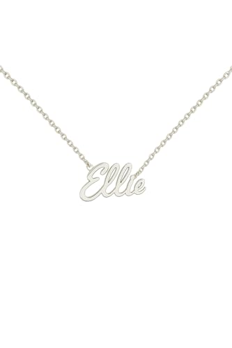 JRose Collections Identité Personalisierte Namenskette - Beliebte Mädchennamen & Titel - Verstellbare Kette in Geschenkbox von Mulberry Studios, Einheitsgröße, Zink von JRose Collections