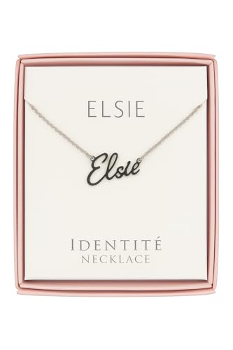 JRose Collections Identité Personalisierte Namenskette - Beliebte Mädchennamen & Titel - Verstellbare Kette in Geschenkbox von Mulberry Studios, Einheitsgröße, Zink JRose Collections Identité Personalisierte Namenskette - Beliebte Mädchennamen & Titel - Verstellbare Kette in Geschenkbox von Mulberry Studios, Einheitsgröße, Zink von JRose Collections