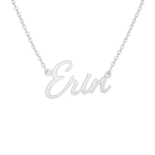 JRose Collections Identité Personalisierte Namenskette - Beliebte Mädchennamen & Titel - Verstellbare Kette in Geschenkbox von Mulberry Studios, Einheitsgröße, Zink JRose Collections Identité Personalisierte Namenskette - Beliebte Mädchennamen & Titel - Verstellbare Kette in Geschenkbox von Mulberry Studios, Einheitsgröße, Zink von JRose Collections