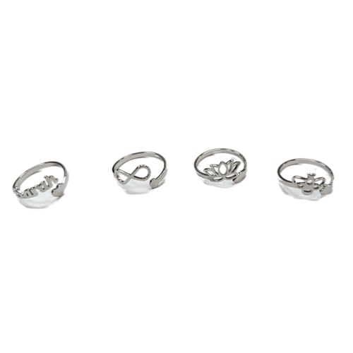 JRose Collections Personalisierter Name Iden Ring Einstellbar Nickelfrei Schmuck mit Herz & Initiale Design Luxus Geschenkbox für Frauen & Mädchen, Legierter Stahl, Zinklegierung JRose Collections Personalisierter Name Iden Ring Einstellbar Nickelfrei Schmuck mit Herz & Initiale Design Luxus Geschenkbox für Frauen & Mädchen, Legierter Stahl, Zinklegierung von JRose Collections