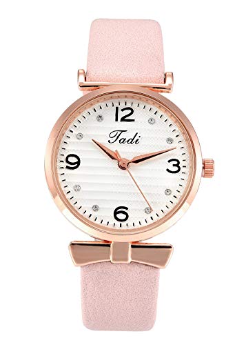 JSDDE Uhren Klassische Damen Armbanduhr Arabische Ziffer Damenuhr Schlank Lederband Uhr Analoge Quarzuhr Kleideruhr für Frauen Damen Mädchen JSDDE Uhren Klassische Damen Armbanduhr Arabische Ziffer Damenuhr Schlank Lederband Uhr Analoge Quarzuhr Kleideruhr für Frauen Damen Mädchen von JSDDE