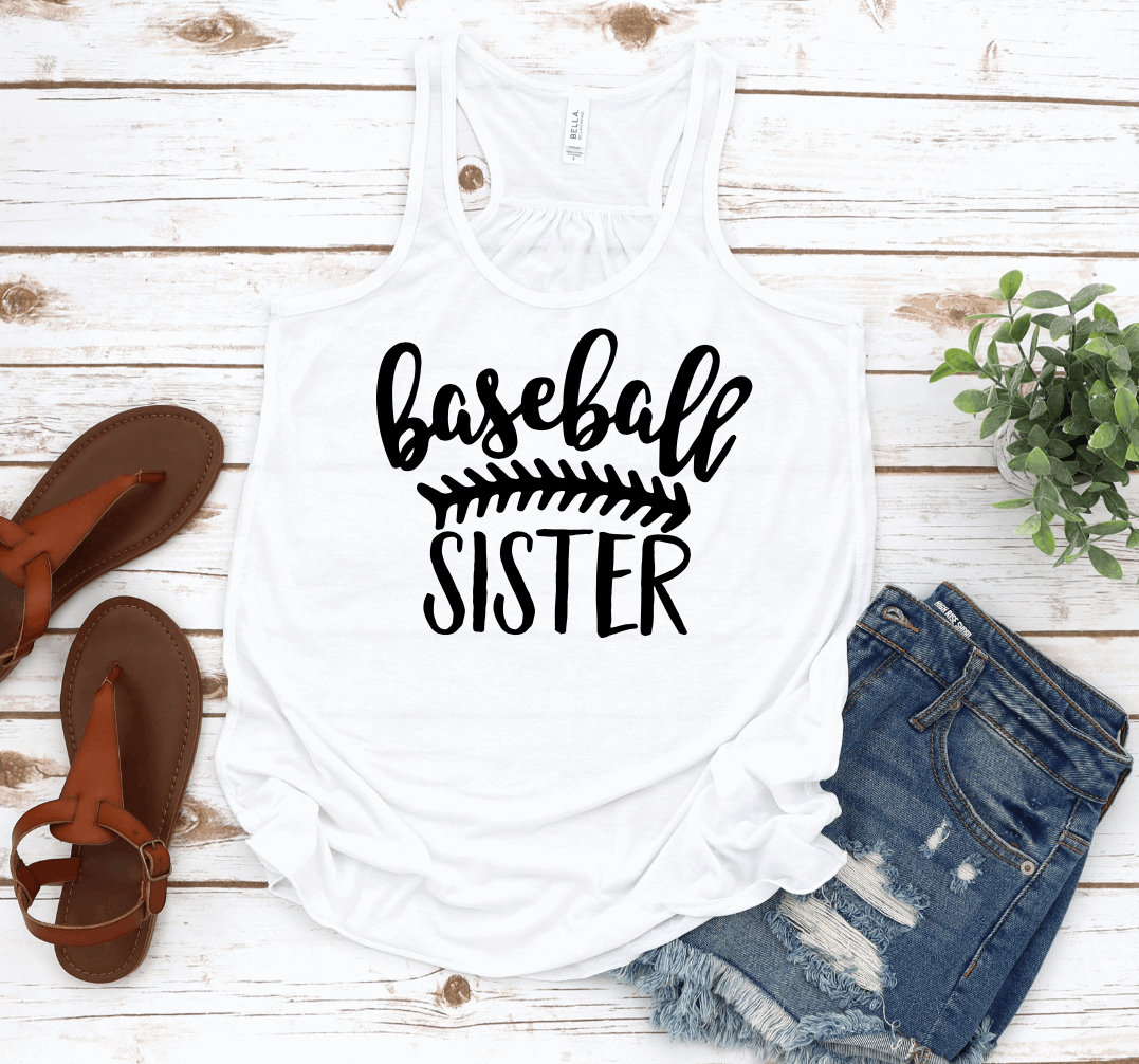 Baseball Sister Tank | Htv Baseball Sister Tank | Htv von JSDesignsCompany