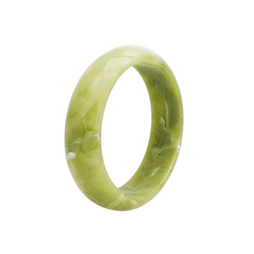JSEA Klobiges Harz-Armband für Damen, große Acetat-Wellen, meliert, dick, breit, Statement, bunte Armreifen, Large, Harz, Kein Edelstein JSEA Klobiges Harz-Armband für Damen, große Acetat-Wellen, meliert, dick, breit, Statement, bunte Armreifen, Large, Harz, Kein Edelstein von JSEA