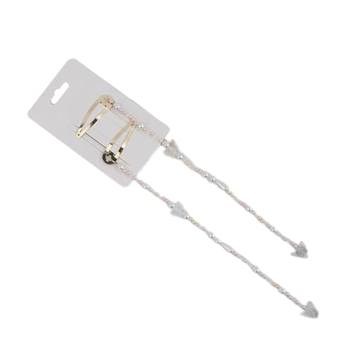 1 Paar Haarspangen mit Schleife, elegante Perlenschleife, modischer Haarschmuck für Damen, elegante Haarnadeln von JSGHGDF