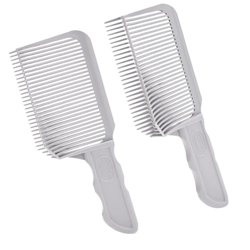 2 Stücke Hitzebeständige Professionelle Haarschneidekämme Für Männer Haarschnittkamm Salonqualität Misch Und Positionierungswerkzeuge von JSGHGDF