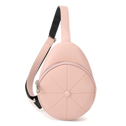 2023 Neue Hüfttasche PU Pack Große Kapazität Mode Gürteltasche Brusttasche für Frauen Mädchen Vielseitige Crossbody Hüfttasche, rose von JSGHGDF
