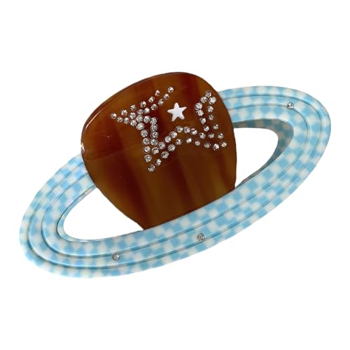Ästhetischer Planet Haarklaue Clip Starker Feder Clip Acetat Pferdeschwanzhalter Frauen Mädchen Lässig Haare Formieren Accessoires Ästhetischer Planet Haarklaue Clip Starker Feder Clip Acetat Pferdeschwanzhalter Frauen Mädchen Lässig Haare Formieren Accessoires von JSGHGDF